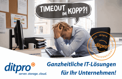 IT ohne Frust gibt es nur mit ditpro! Schnell, Zuverlässig und Professionell!