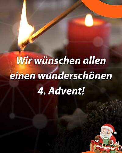 🕯️ Wir wünschen einen wunderschönen 4. Advent 🕯️

Während die Lichter der Adventszeit brennen, blicken wir dankbar auf...